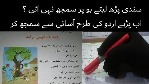 sindhi book class 4 chapter 17|asan sindhi class 4 |sindhi urdu tarjumy k sat| sindhi say urdu