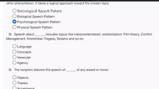 Public Speaking : Assignment-7-#nptel  Answers