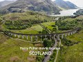 Harry Potter movie location, in film and in reality | Glenfinnan Viaduct - Scotland | Drone footage