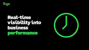 Sage | Real-time visibility into business performance