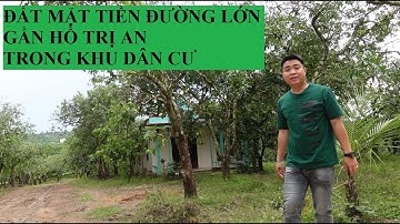 ĐẤT TRONG KHU DÂN CƯ, MẶT TIỀN ĐƯỜNG LỚN, GẦN HỒ TRỊ AN #DannyHome#VinhomesGrandPark