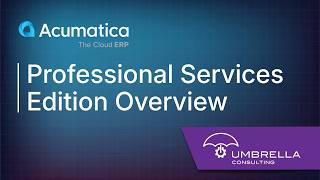 Acumatica Professional Services Overview