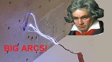 Beethoven Fur Elise | Musical flyback transformer | Big Arcs | Schematic