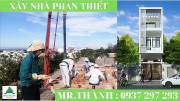 XÂY NHÀ TRỌN GÓI PHAN THIẾT - ĐỔ BÊ TÔNG SÀN MÁI NHÀ PHỐ HIỆN ĐẠI TẠI THANH HẢI