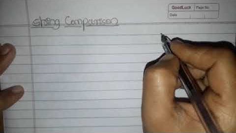 String comparison and String copy without built-in functions