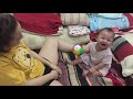 The best laugh - Kamkam Chơi Bóng Với Mẹ - Play Ball With Her Mommy