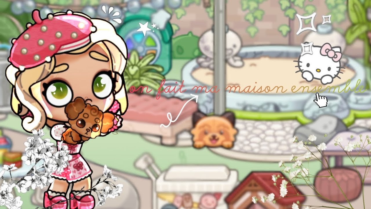 On fait ma maison ensemble 🌈🍓printemps 💐🎀🐞|Ep 2 ♡💐🍒💋