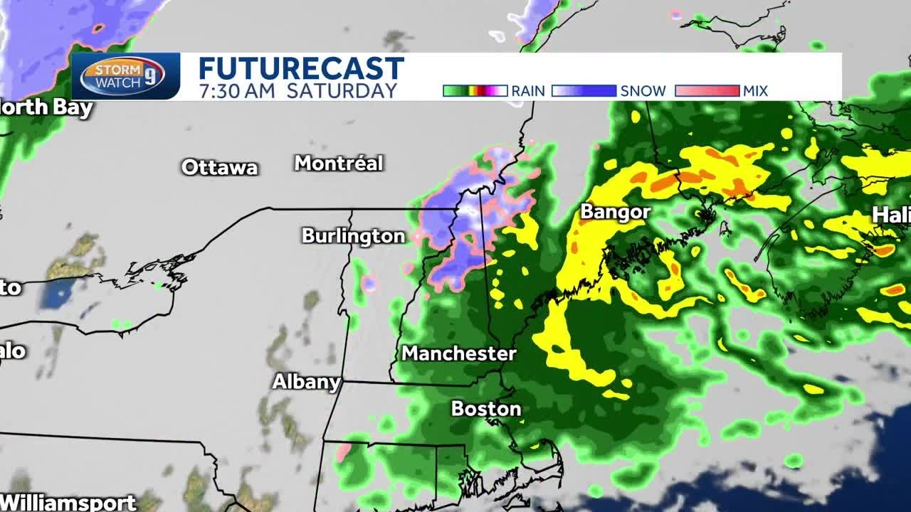 New Hampshire hourly weather: Track rain, snow Friday and Saturday ...