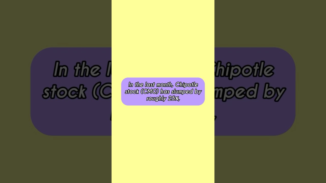 Why Chipotle Stock Slump hard