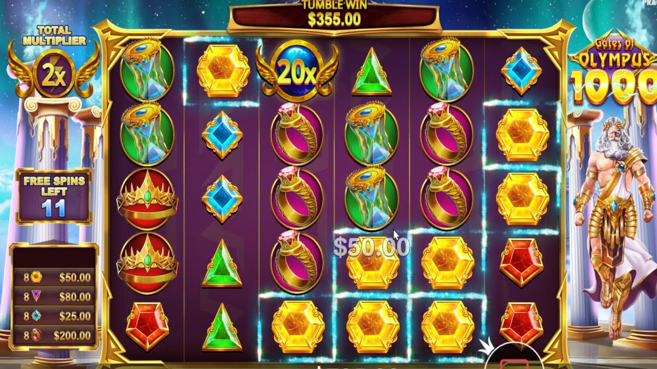 GATES OF OLYMPUS 1000 HIT 20X MULTIPLIER 11 SPINS LEFT BONUS BUY ONLINE ...