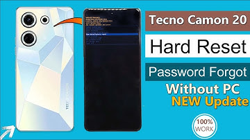 TECNO CAMON 20 (CK6) HARD RESET✅ TECNO CAMON 20 PATTERN UNLOCK✅ TECNO CAMON 20 PASSWORD FORGOT✅