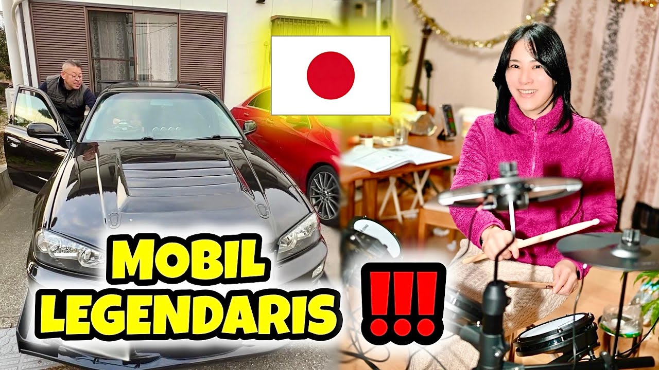 TEMANKU PEMBALAP JEPANG MAIN KERUMAH BAWA MOBIL LEGENDARIS❗️ANAKKU SENANG BANGET ! DAPAT HADIAH