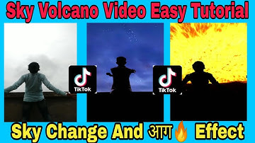 Tiktok Sky Bijali Effect Video Kaise Banaye | Kine Master Full Tutorial | Sky Colour Changes Video