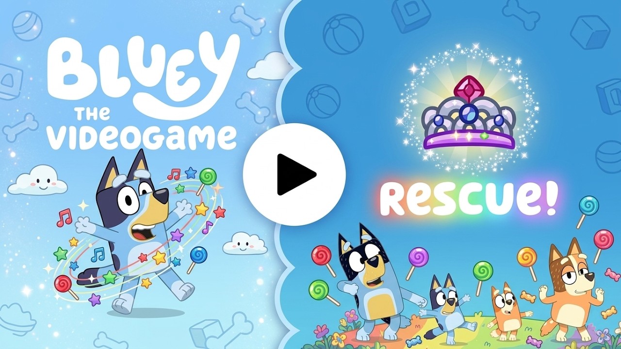 Bluey Rescue Lets Play Bluey The Videogame Rescue Part 1 - YouTube