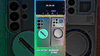 samsung s26 ultra vs redmagic 11 pro 1% battery test 🥶 #redmagic11pro #samsungs26ultra #shorts