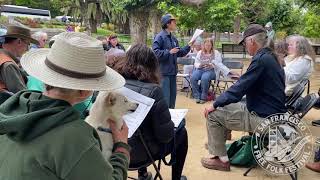 Sacred Harp (shape note) singing at the 2025 San Francisco Free Folk Festival