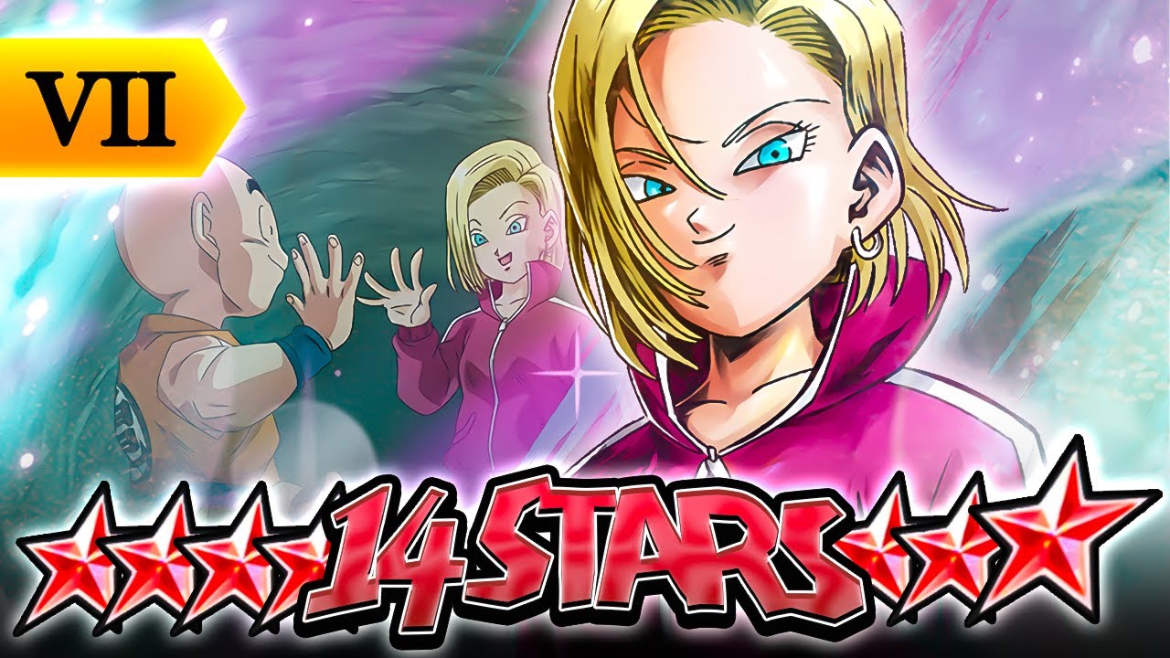 Dragon Ball Legends) ZENKAI 7 14 STAR BLU ANDROID #18 IS