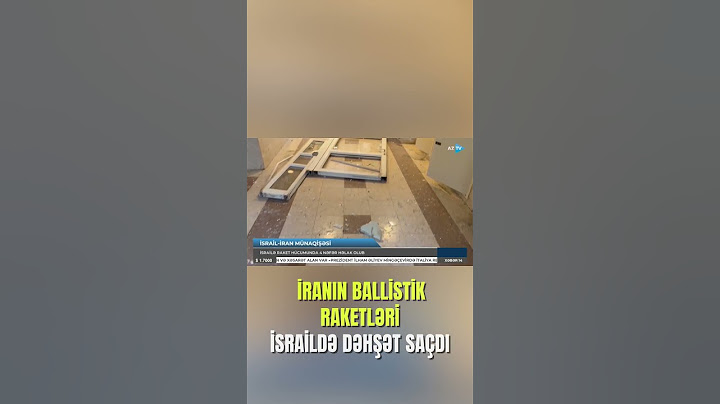 İranın ballistik raketləri İsraildə dəhşət saçdı