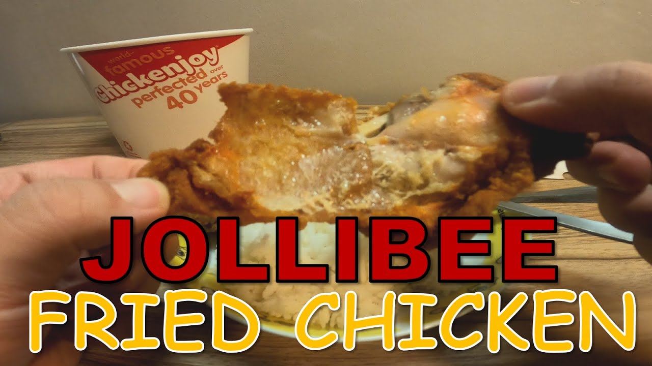JOLLIBEE FRIED CHICKEN BUCKET WITH HOMECOOKED RICE MUKBANG - YouTube