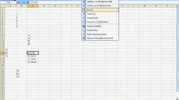 Sobolsoft com How To Use Excel Add, Subtract, Multiply, Divide or Round All Cells Software