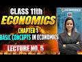 Class 11th Economics | Chapter 1 Basic Concepts in Economics | Lecture 5 | #class11theconomics