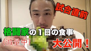 減量中の格闘家の１日の食事、全部見せます！【フル食公開】