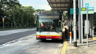 SMRT Buses MAN NL323F A22 (Batch 3) SMB1470E on Service 972 departing Bus Stop 40239