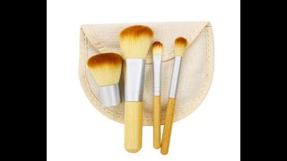 Cosmetic Portable Makeup Brush Beauty Tool Eyeshadow Powder Concealer Blusher Brush 4pcs/set Gunny screenshot 4