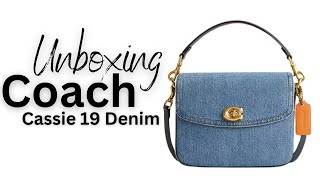 Coach Denim Cassie 19 Unboxing - First Impression