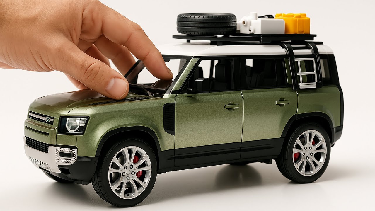 Unboxing the Ultimate Diecast Model of the Land Rover Defender 1/24 ...