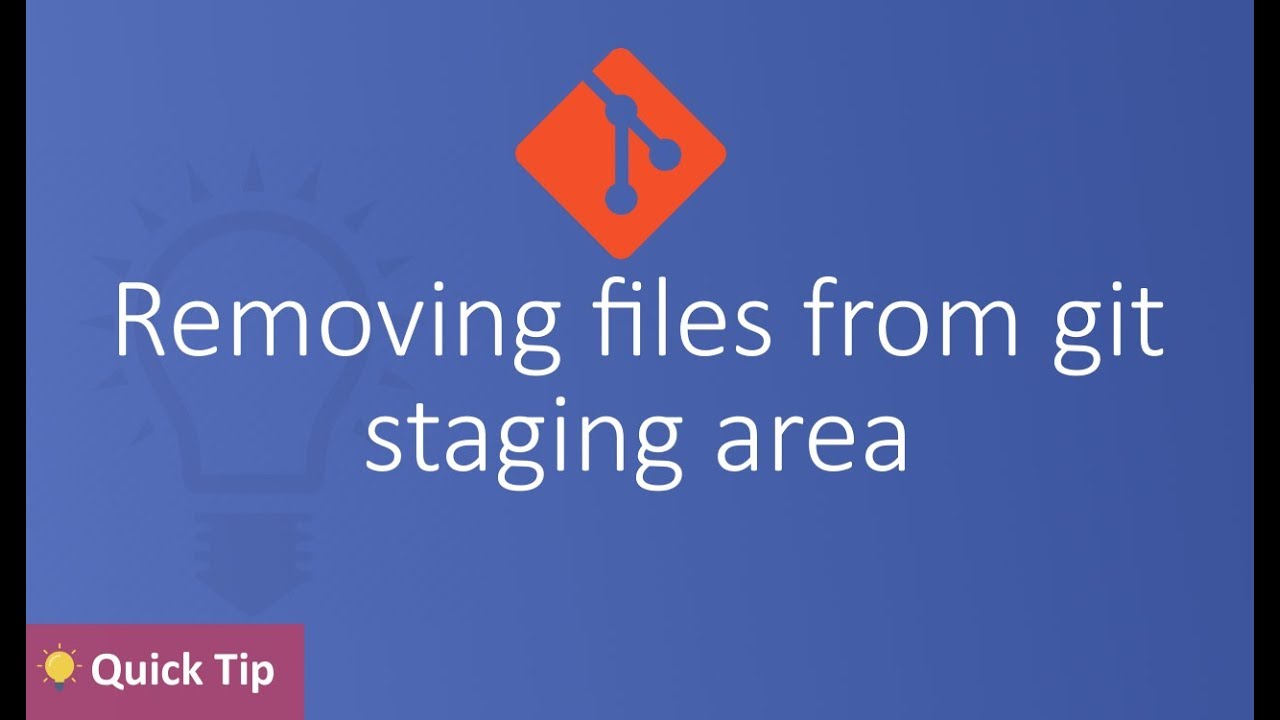 Git How To Stage Deleted Files