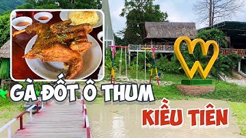 Gà Đốt Ô Thum quán Kiều Tiên có nhiều tiểu cảnh chụp ảnh sống ảo ở Tri Tôn