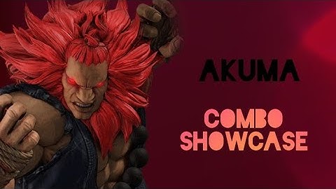 Akuma Definitive Update Combo Showcase