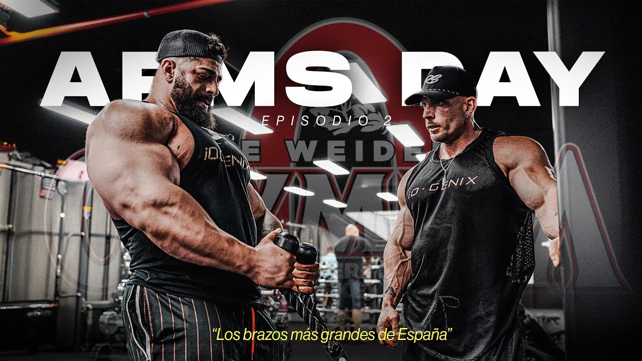 EP2 : ENTRENO BRUTAL DE BRAZOS | JOAQUIM LOS BÍCEPS MÁS GRANDES DE ESPAÑA 62cm 🤯 | MR OLYMPIA SERIES