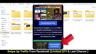 Create Swipe Up Traffic Empire of Facebook (Lifetime Free Traffic Method) screenshot 5