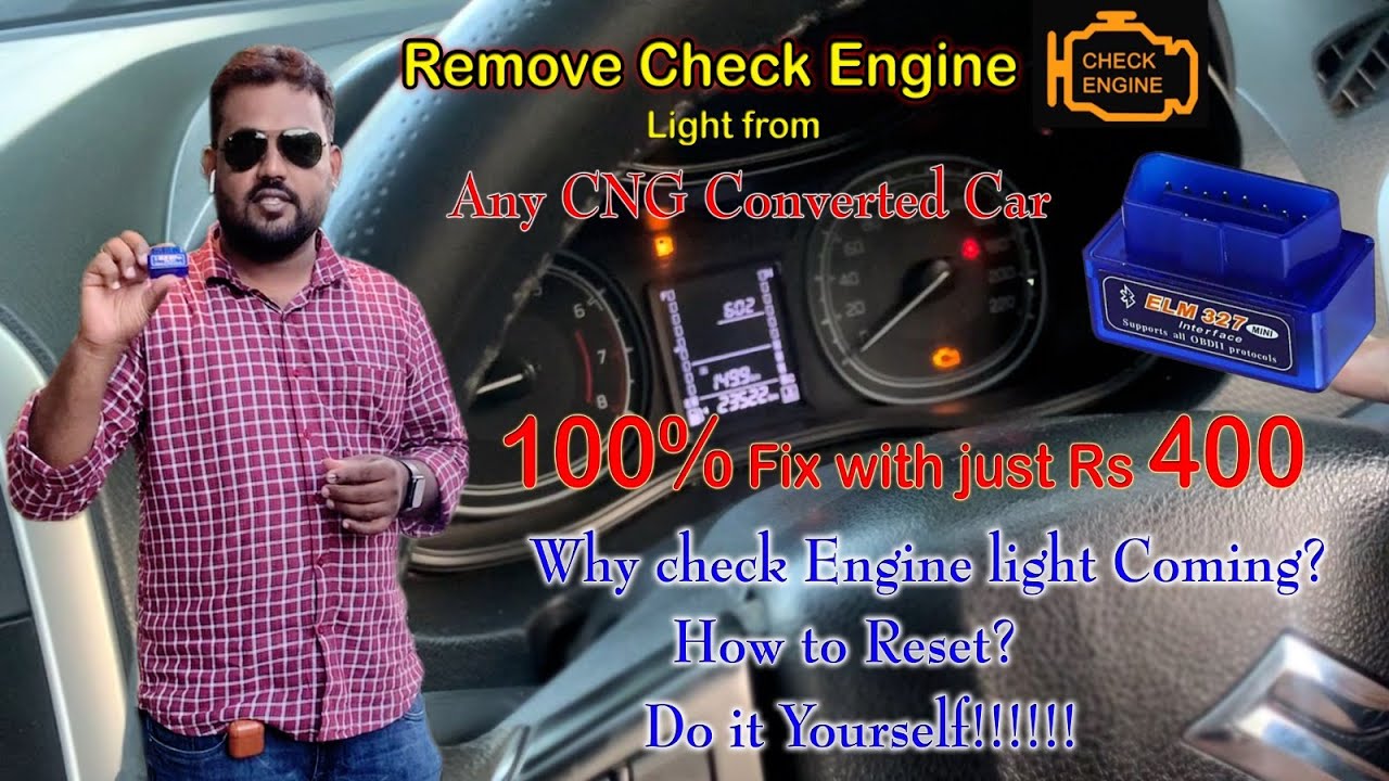 Check Engine Light Reset|Check Engine Symbol after CNG Conversion in Brezza|ಚೆಕ್ ಎಂಜಿನ್ ಲೈಟ್ ರಿಸೆಟ್