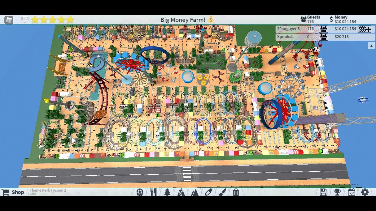 Roblox Theme Park Tycoon 2 Money Farm