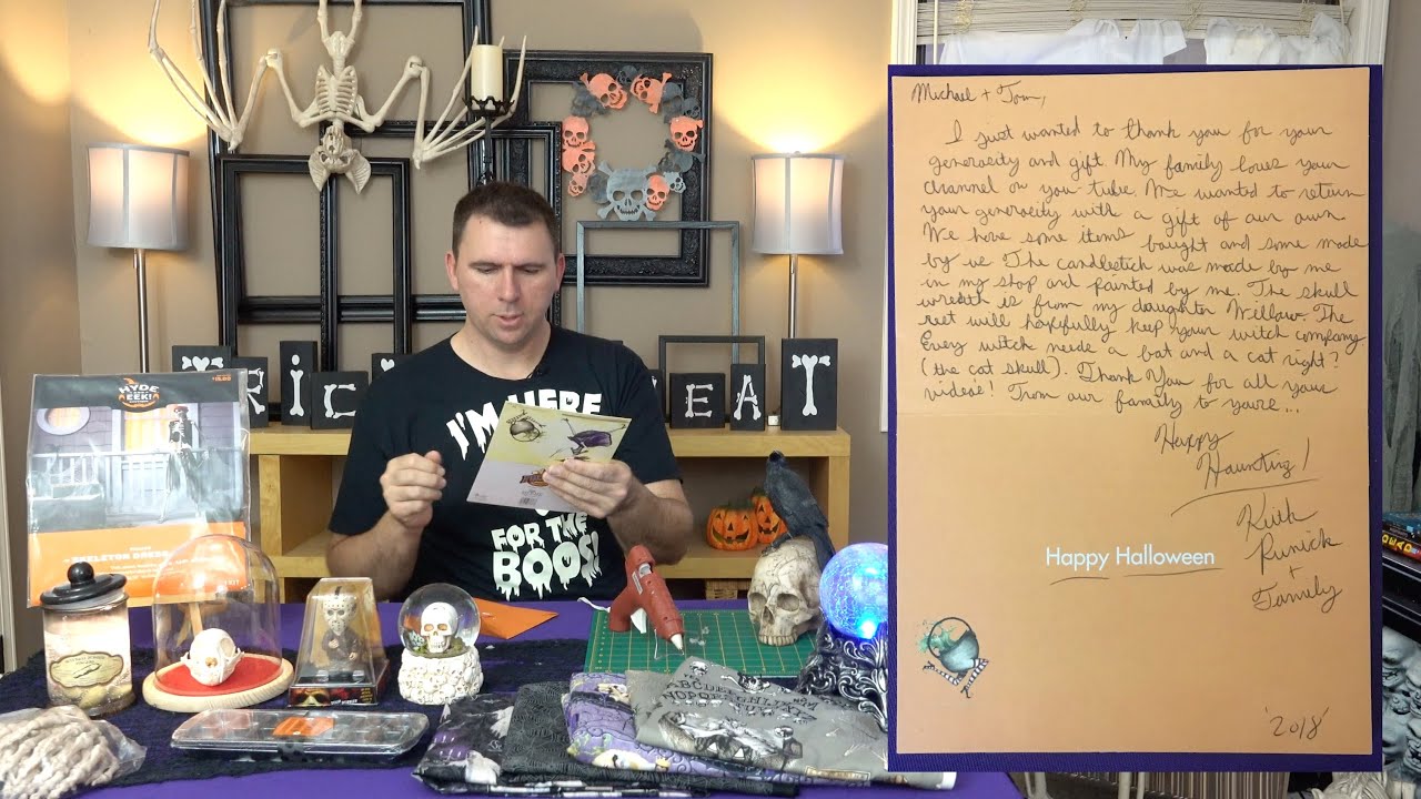 Unboxing a Halloween Decorations Care Package Haul(?)
