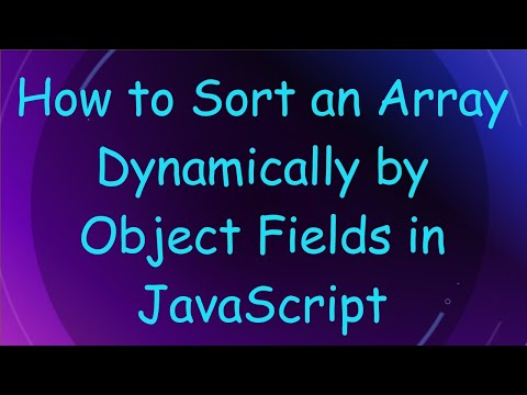 How to Sort