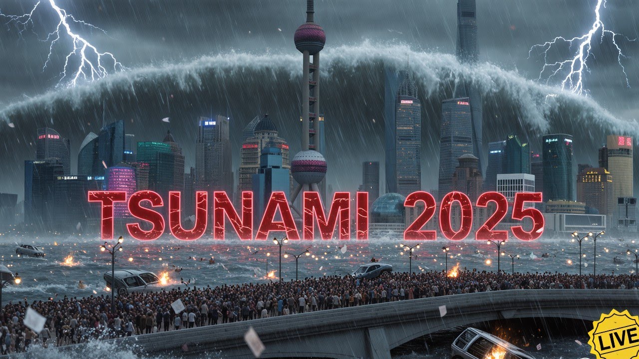 Tsunami 2025 in China: The Black Wave That Swallowed Entire Cities LIVE | Shortfilm