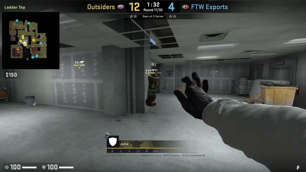 JAME Vertigo Mid Flash From Ladder