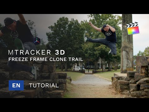 mTracker 3D Tutorial - Freeze Frame Clone Trail Effect in FCPX - MotionVFX
