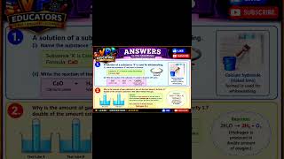 Quick Chemistry Hack ⚗️🔥Whitewashing + Electrolysis in 60 seconds!💡#Chemistry #Class10 #yourclasses