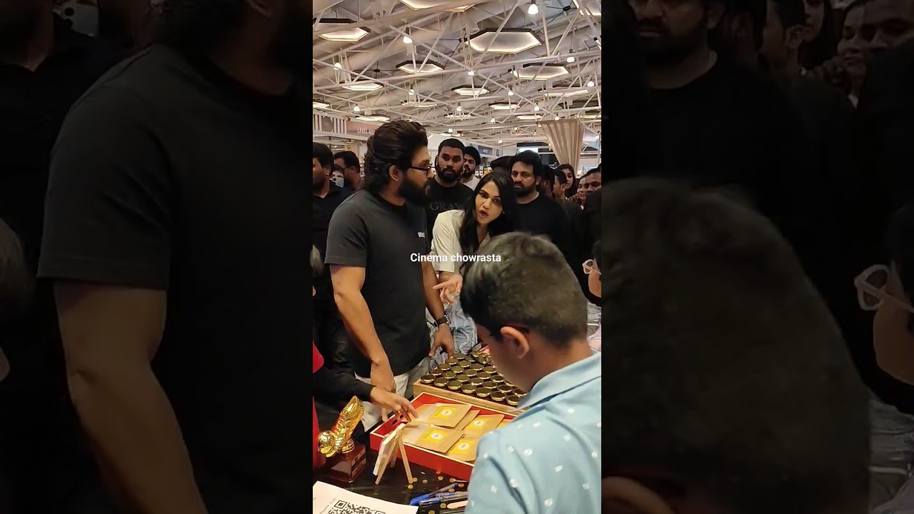 Allu Arjun Sneha Reddy exclusive video❤❤😱😱