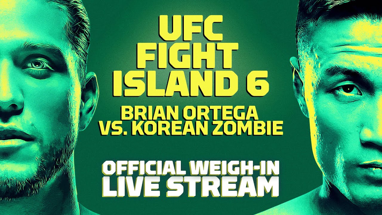UFC Fight Island 6 Ortega vs