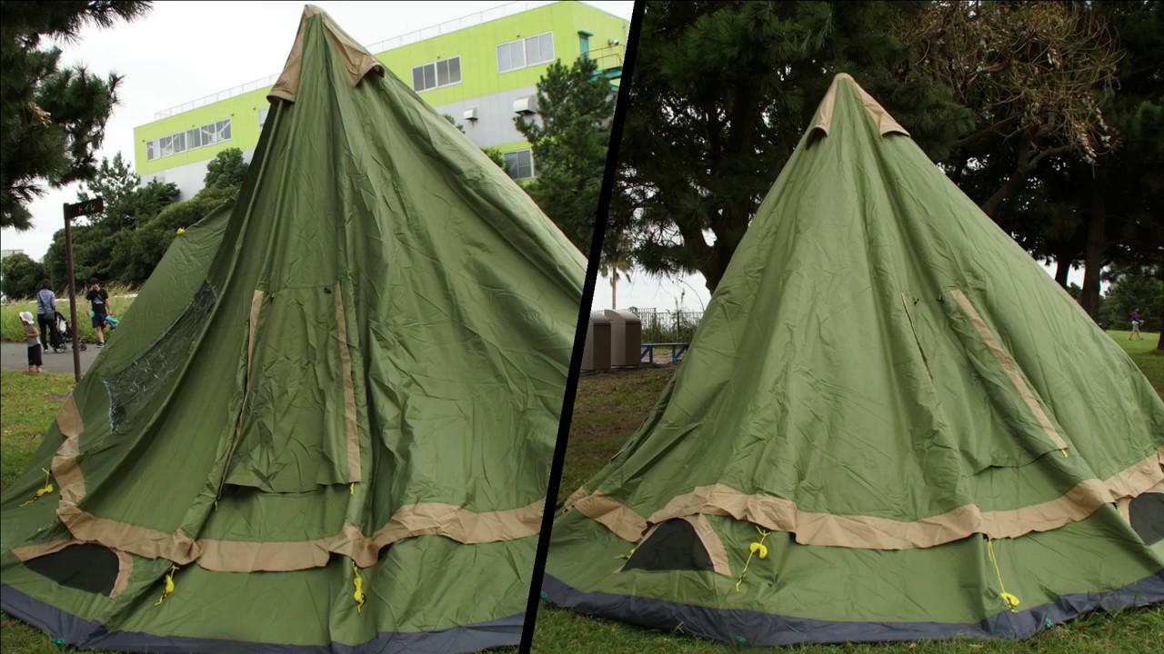 Los Maple Indian camping tent 8 person レビュー YouTube
