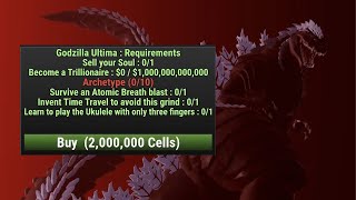 Godzilla ultima requirements are INSANE.. | Kaiju Alpha