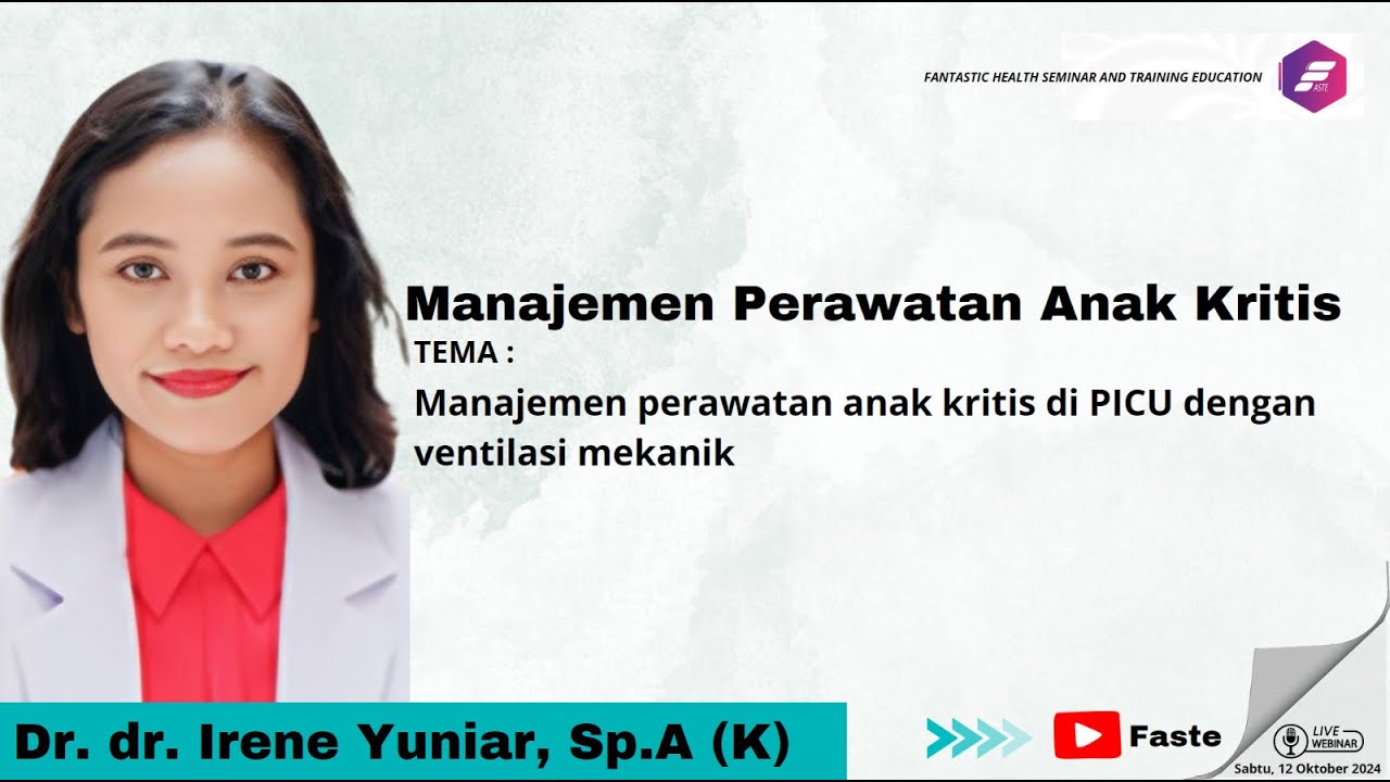 Webinar Manajemen Perawatan Anak Kritis