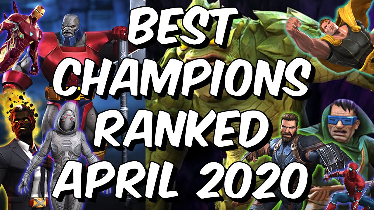 Best Champions Ranked April 2020 Seatin S Tier List Marvel Contest Of Champions