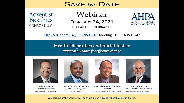 Health Disparities and Racial Injustice - February...